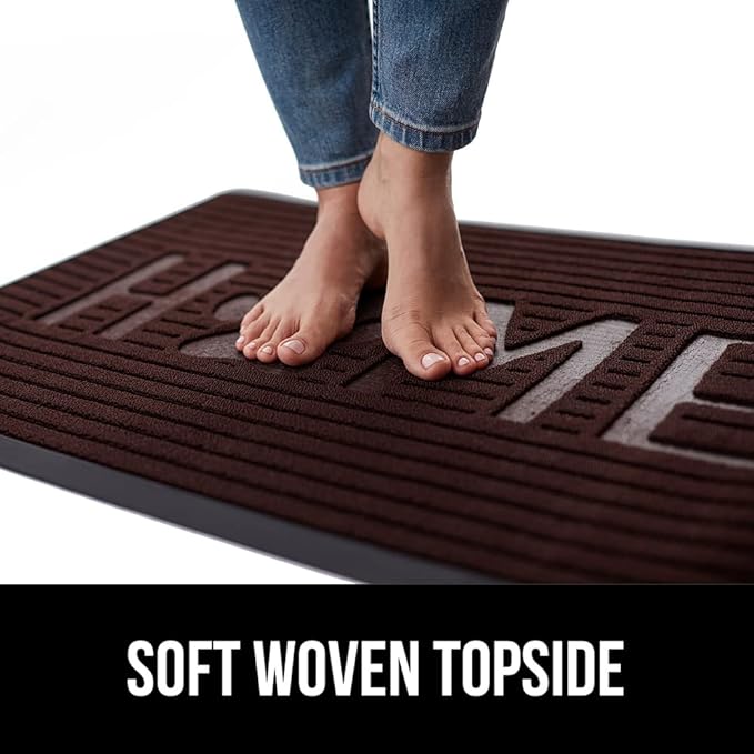 GORILLA GRIP 100% Waterproof All-Season WeatherMAX Doormat 35x23, US Designed - Image 7