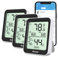 Govee Indoor Hygrometer Thermometer 3Pack H5075 with Bluetooth App Control