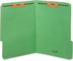 Blue Summit Supplies 50 Assorted Fastener File Folders, Letter, 2 Prong