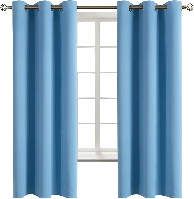 BGment Room Darkening Curtains 63 Inches Long by BGment