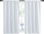NICETOWN Greyish White Window Curtain Panels - Image 2