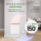 Smart Envi Wi-fi Plug-in Electric Wall Heater - Energy Efficient Smart Heaters for Indoor Use - App Controlled Electric Heater with Thermal Shut Off Switch - Compatible with Alexa & Google Home