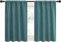 NICETOWN RV Blackout Curtains for Camper Windows, Sea Teal, Kitchen Curtains by NICETOWN