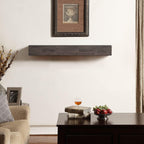 Duluth Forge 48-Inch Fireplace Shelf Mantel with Corbels - Antique White Finish
