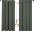 NICETOWN Thermal Insulated Curtains Blackout Draperies, Window Treatment Solid - Image 2