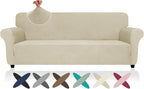 ZNSAYOTX Oversized Super Stretch Couch Cover, New Striped Sofa Covers by ZNSAYOTX