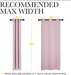 NICETOWN Room Darkening Drapes for Nursery - Image 7