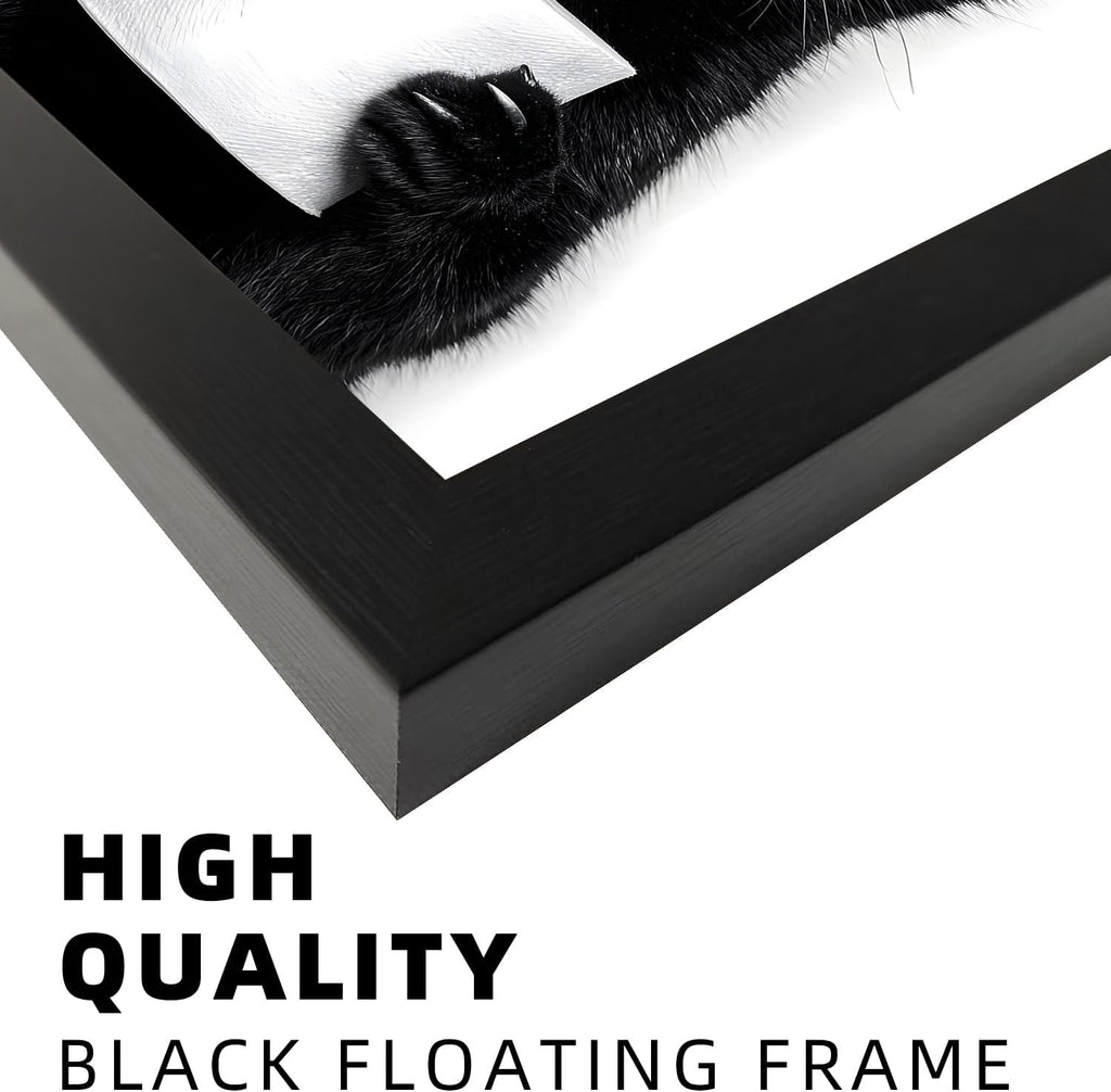 Framed Funny Bathroom Wall Art