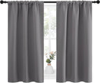 NICETOWN Grey Window Curtains for Bedroom - Image 4