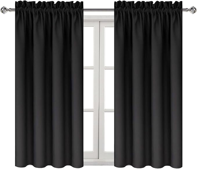 DWCN Blackout Curtains Thermal Insulated Energy Saving Bedroom and Kitchen - Image 8