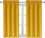 DWCN Yellow Room Darkening Blackout Curtains - Image 9