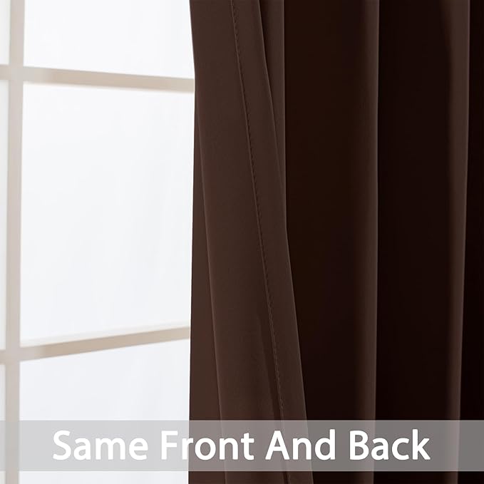 Yakamok Blackout Curtains Room Darkening Thermal Insulated Window Panels - Image 3