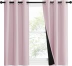 NICETOWN 100% Blackout Window Curtain Panels, Heat and Cold Blocking Drapes - Image 2