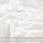 Exclusivo Mezcla Fleece Bed Blanket Queen Size, Super Soft and Warm Blankets - Image 6