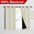 NICETOWN Cold Reducing Curtains, Bedroom Full Blackout Panels, Super Thick - Image 2