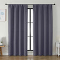 Simplebrand Ava Greyish Purple Blackout Curtains by Simplebrand