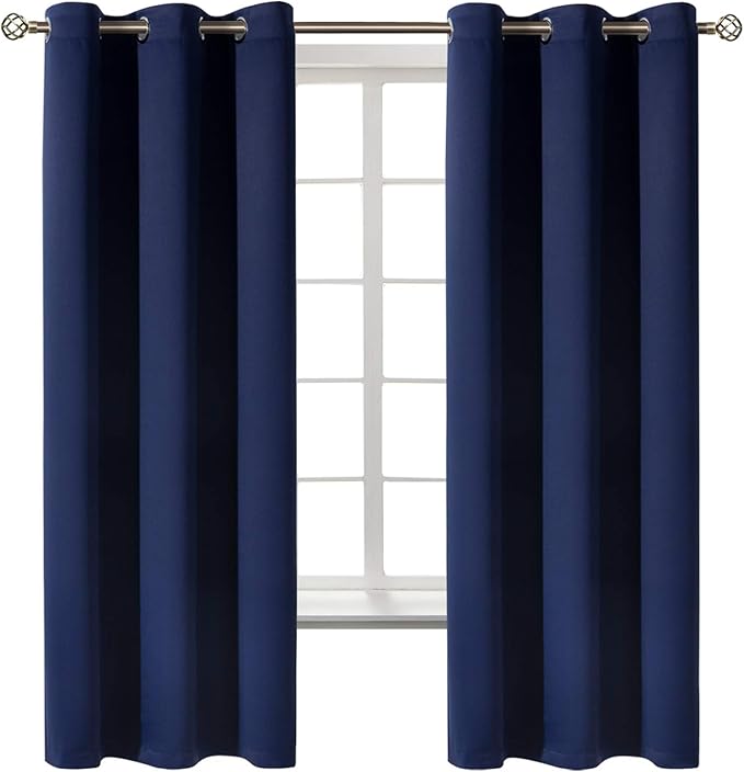 BGment Blackout Curtains for Bedroom 63 Inches Long by BGment