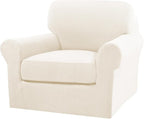 Turquoize 2 Piece Chair Covers Armchair Slipcovers by Turquoize