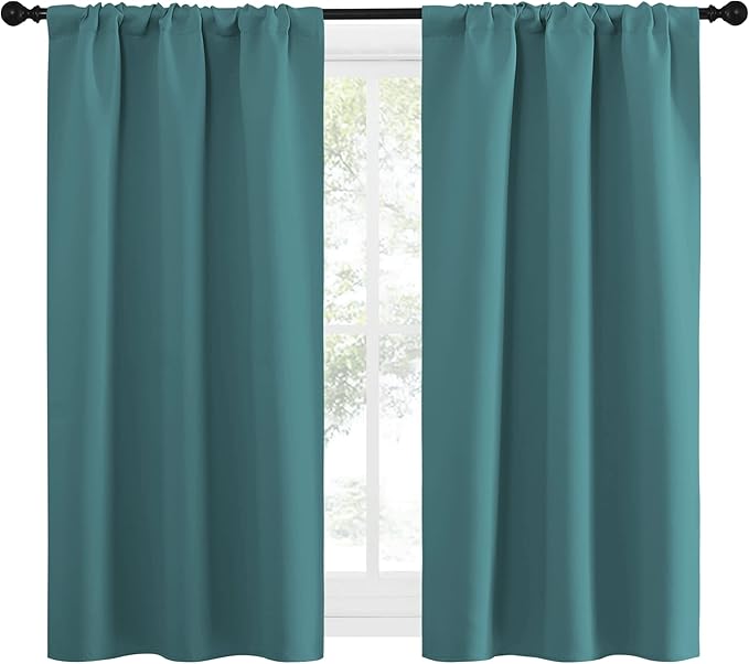 NICETOWN Kitchen Curtains Blackout Drapes & Curtains, Energy Smart Window - Image 2