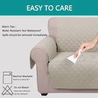 U-NICE HOME Recliner Chair Covers Reversible Chair Cover Pet Covers - Image 5