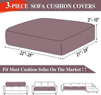 Couch Cushion Covers Seat Cushion Cover Stretch Couch Cover Separate Sectional - Image 6