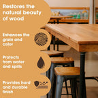 Furniture Clinic Danish Oil, Restore & Seal, Satin Finish