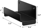 niffgaff Ladder Hooks for Garage Wall, 2 Pack Heavy Duty Wall Mount Storage Hanger for Ladders, Chairs & Patio Furniture, Fits Step & Extension Ladders, Garage Organization
