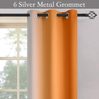 SimpleHome Ombre Room Darkening Curtains - Image 4
