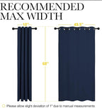 NICETOWN Blackout Draperies Curtains, All Season Thermal Insulated Solid - Image 7