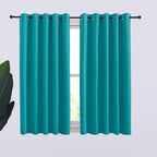 NICETOWN Peacock Teal Thermal Insulated Curtains Blackout Draperies, Window by NICETOWN
