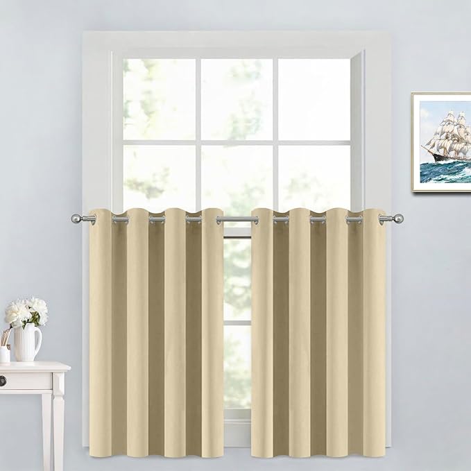 Yakamok 36 Inch Curtains Blackout Window Curtains by Yakamok
