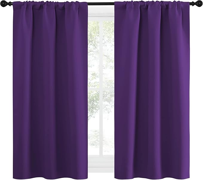 NICETOWN Kitchen Curtains, Short Blackout Curtains & Drapes, Home Decoration - Image 2