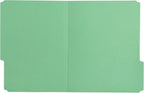 Amazon Basics File Folders for Organization, Letter Size, 1/3 Cut Tab, Bright Green, 36-Pack