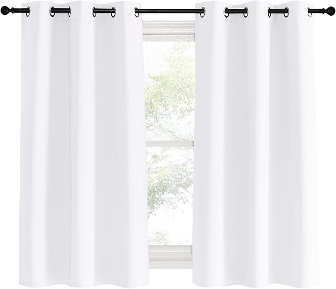 NICETOWN Draperies Curtains Panels, 2 Panels, 42 by 60, Blocking Out 50% - Image 2