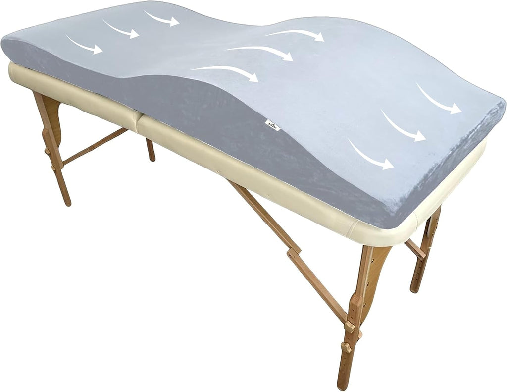 Lash Bed Topper, 23x70 in, Memory Foam Massage Table Topper, Pink