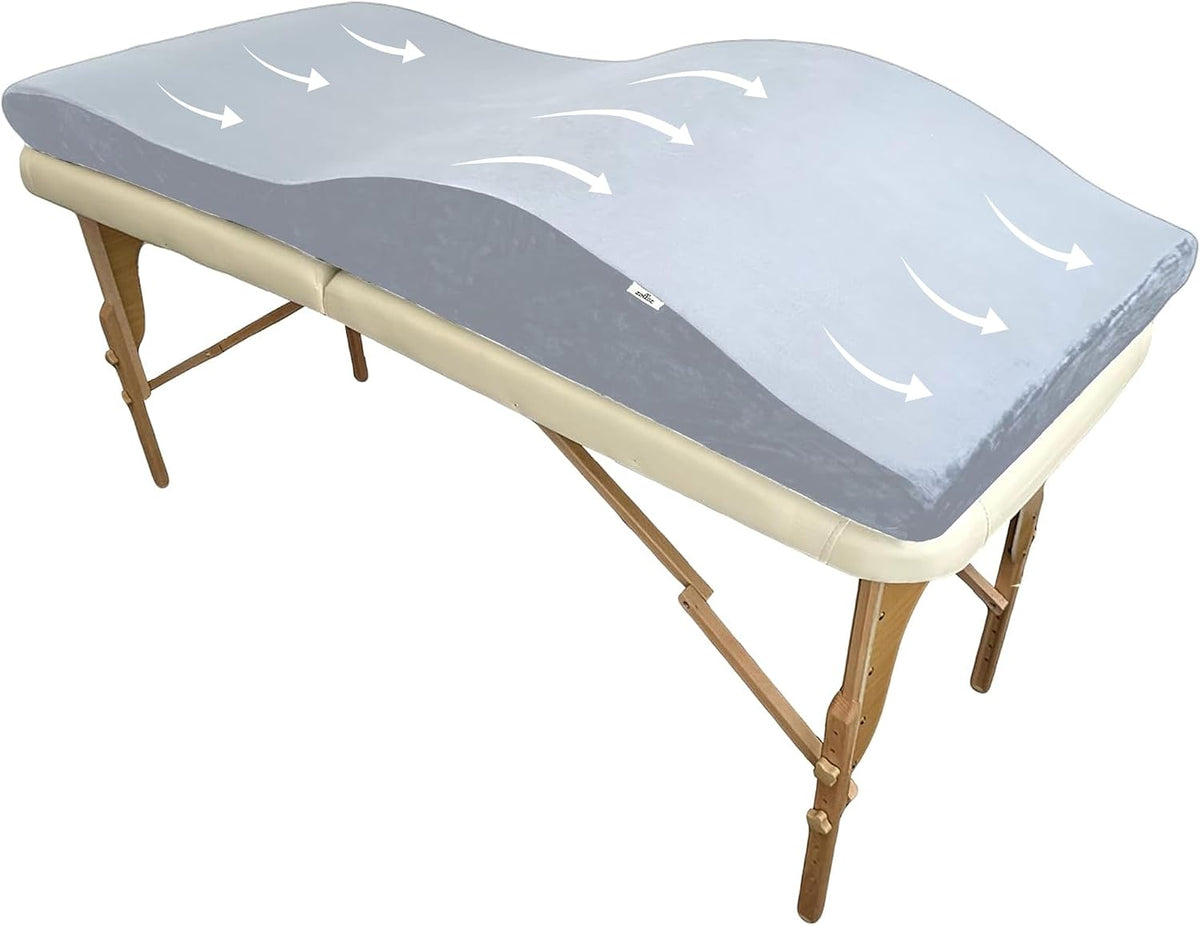 Lash Bed Topper, 23x70 in, Memory Foam Massage Table Topper, Pink