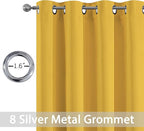 Yakamok 45 Inch Length Blackout Curtains - Image 2