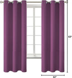 BGment Room Darkening Curtains 63 Inches Long - Image 8