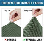 H.VERSAILTEX 4 Piece Stretch Sofa Covers - Image 3