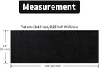 HOMBYS 450 GSM Extra Thick 3x10 ft Black Carpet Runner for Partys & Events, Heavy-Duty Felt Aisle Runway Rug for Steps, Prom Proposal & Wedding Ceremony Decorations, Hollywood Oscars for VIP Awards