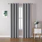 ChrisDowa Blackout Curtains 80 Inches Long 2 Panels Set by ChrisDowa