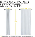 NICETOWN Greyish White Window Curtain Panels - Image 6