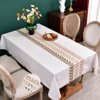 Zobesta Heavy Duty Vinyl Tablecloths for Rectangle Tables 86x55 in Plastic