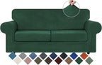 WEERRW Velvet Couch Covers for 2 Cushion Couch Sofa by WEERRW