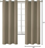 BGment Room Darkening Curtains 72 Inches Long - Image 8