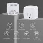 HBN 15A Smart Plug, Mini WiFi Outlet Works with Smart Life, 2.4Ghz, 4 Pack