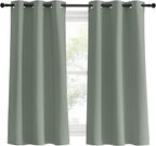 NICETOWN Bedroom Curtain Panels Blackout Draperies, 1 Pair, 34 by 60 inches - Image 2