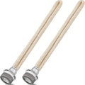 Maitys 2 Pieces Replacement Wicks for Oil Lamp 6.3 Inch,Silver
