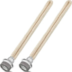 Maitys 2 Pieces Replacement Wicks for Oil Lamp 6.3 Inch,Silver