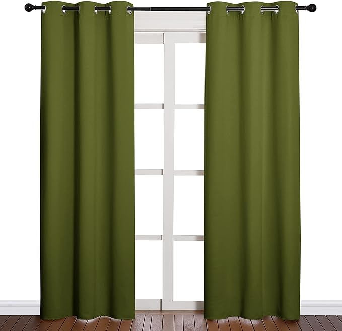 NICETOWN Holiday Christmas Decor Thermal Insulated Solid Grommet Blackout - Image 2